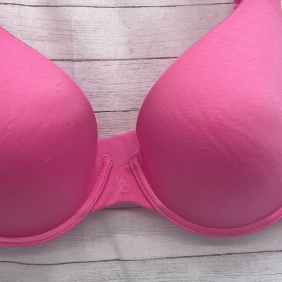 Victoria's Secret Womens Pink Uplift  Demi Bra Size 36B Underwire Convertible - Picture 2 of 8